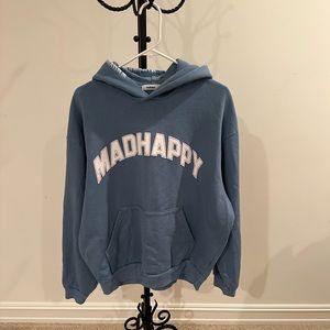 MADHAPPY BLUE HOODIE SIZE M